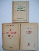 Littérature, Surréalisme]ROGER VAILLAND (1907-1965) Lot de 6 ouvrages :Drole de...