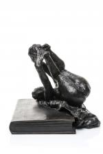 Auguste Rodin (Paris, 1840-1917, Meudon)L'Ecclésiaste, modèle créé en 1898 Bronze...