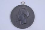 D'après Antonio Canova (1757-1822)
Buste de Napoléon Ier 

Bronze. 
Cachet de...