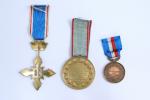 France 
Trois médailles : 

- Importante médaille de sauvetage de...