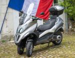 Scooter de l'Elysée 
utilisé par le Président François Hollande 
pour...