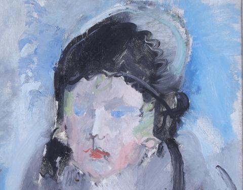 ベルナール・ビュッフェ「LES OISEAUX-L'oiseau rouge」