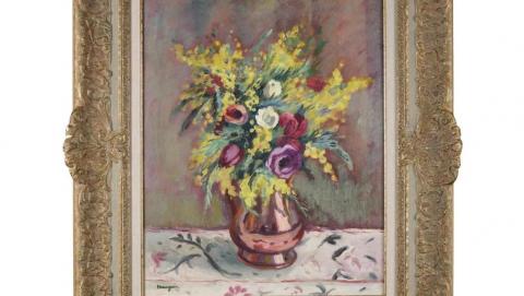 Henri Manguin、【Fleurs dans un Vase】 Henri Manguin、【Fleurs dans un Vase】 ddoc-1345790-