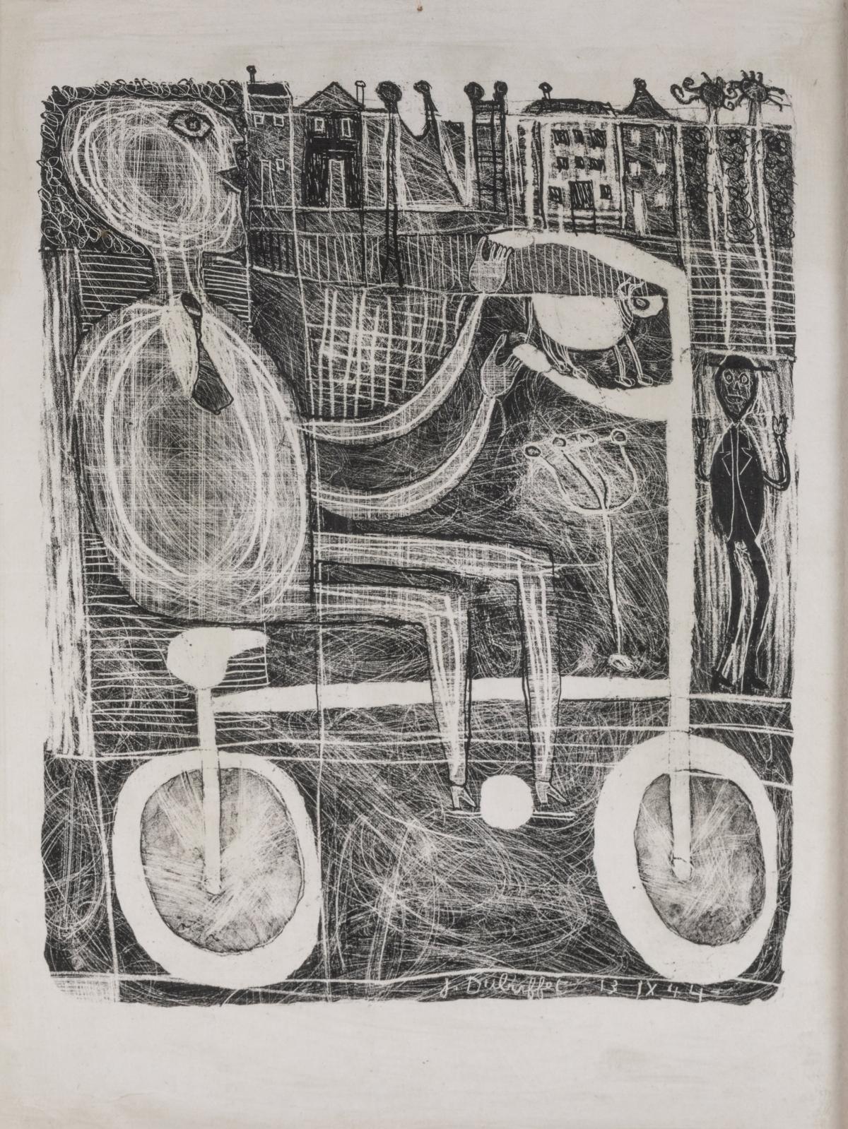 Jean Dubuffet、Cycliste Nue、海外版超希少レゾネ Jean Dubuffet、Cycliste Nue、海外版超希少レゾネ Jean Dubuffet