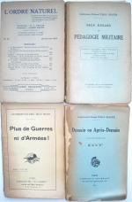 [Guerre 1914-1918]EMILE MAYER (1851-1938), COLONEL Lot de 9 publications :Mes...
