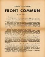 COMITES ANTIFASCISTES ET PACIFISTES, 1924-1939 Lot de + de 200...