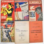 [Littérature, politique]COMMUNISME ET U.R.S.S. Lot de 80 publications :Capitaine Jacques...