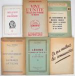 [Littérature, politique]COMMUNISME ET U.R.S.S. Lot de 80 publications :Capitaine Jacques...