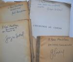 [Art]CINEMA, 1921-1957  Lot de 7 publications :Louis DELLUC, Charlot,...