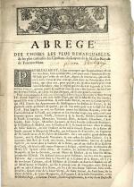 [Fontainebleau] Guide du château de Fontainebleau, 1715.

" Abrege des choses...