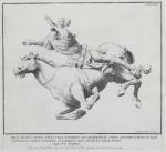 DOMENICO DE ROSSI (1647-1729 ?) Cavalier romain, bas relief antiqueGravure....