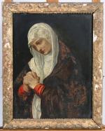 REPRISE D'UNE COMPOSITION DU TITIEN (1485-1576)Portrait de la Vierge en...