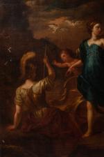 ATTRIBUÉ À JACOB VAN OPSTAL II (ANVERS, 1654-1717)Le jugement de...