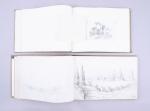 GUY LANGLOIS de RUBERCY (18791954) 
Album, comprenant 151 dessins paysages,...