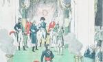 ÉCOLE du XIXe"Napoléon Ier Empereur des Français , Distribuant des...