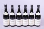 SAINT-JOSEPH, Deschants, M. Chapoutier, 2001, six bouteilles, 1 cm, étiquettes...