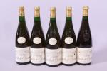 QUARTS de CHAUME, Baumard, 1959, cinq bouteilles, 2 à 2,5...