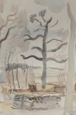 PAUL WELSCH (1889-1954) 
Arbres en hiver, 1942

Aquarelle, signée et datée...