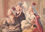 ÉCOLE MODERNE
Cinq femmes assises

Toile.

Haut. 50, Larg. 61 cm.

Provenance : ancienne...