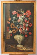 GUSTAVO COCHET (1894-1979) Quatre toiles signées, datées et situées "Ambassade...