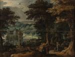 École flamande du XVIIe siècle
entourage de Gillis Van Coninxloo (Anvers,...