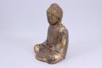 Japon,  époque Meiji (1868-1912). Bouddha en méditation en bronze...