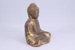 Japon,  époque Meiji (1868-1912). Bouddha en méditation en bronze...
