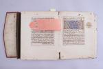 Afrique du Nord, XIXe siècle.Réunion de deux manuscrits poétiques.Manuscrits composites...