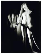 Herbert LIST (1903-1975)Sculpture de nu masculin, années 1940-1950 Tirage gélatino-argentique...
