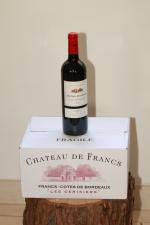 Lot de 6 bouteilles Château de Francs  Côtes de...