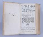 COLLETET, Guillaume (1596-1659). 
 Poésies diverses de Monsieur Colletet. Contenant...