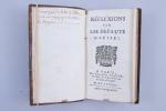 VILLIERS, Pierre de (1648-1728). 
 Réflexions sur les défauts d'autrui....