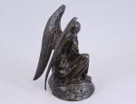 Théodore Gechter (1796-1844) 
L'Ange aux Écritures

Épreuve en bronze à patine...