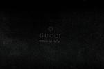 Gucci Sac à main en cuir suédé noir, intérieur en...