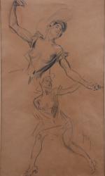 Jules Cheret (1836-1932)
Étude de femme

Sanguine
Signée en bas à droite.

Haut. 32,5...