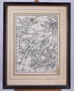Albrecht Dürer (1471-1528)Hercules et CacusGravure sur bois en tirage tardif,...
