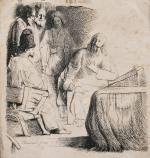 D'après Rembrandt Van Rijn (1606-1669) Scène de la vie de...