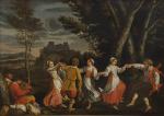 École française vers 1700, suiveur de Claudine Bouzonnet Stella (1636-1697)Danse...