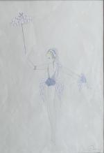 Dany (Marche-en-Famenne, 1943)
Danseuse à l'ombrelle

Mine de plomb et rehauts sur...