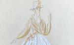 Raoul Dufy (Le Havre, 1877-1953, Forcalquier)Projet de robe pour Paul...