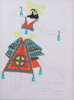 Paul Lavalley (1883-1967)
"Hérodiade danse de la chambre. Étoile.", 1945

Gouache et...