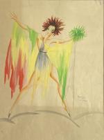 Freddy Wittop (Bussum, 1911-2011, Atlantis)
Danseuse à la robe de plumetis
Danseuse...