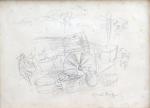 D'après Raoul Dufy (Français, 1877-1953)Femme au tonneau Estampe.Signée dans la...