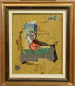 attribué à Sylvie Francioli (XXe siècle)GauguinToile. Signée en bas à...