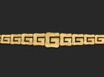 Collier et bracelet articulés en or jaune 750 millièmes à...
