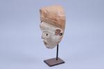 Style Kongo, République Démocratique du CongoPetit masqueBois, pigments.Haut. 18 cm.Sur...