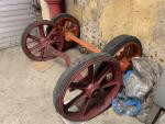 Deux essieux, roues à bandesProvenance : Musée du poids lourd,...