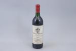 SAINT-ESTEPHE, Château Montrose, 1989, 1 bouteille. Niveau bas goulot. Etiquette...