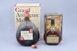 ARMAGNAC:
-Grand Armagnac Malliac hors d'âge, Vic-Fezensac, 1 bouteille, 2L. Niveau...