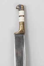 Couteau afghan « Salawar »

Poignée à plaquettes d’os et de...